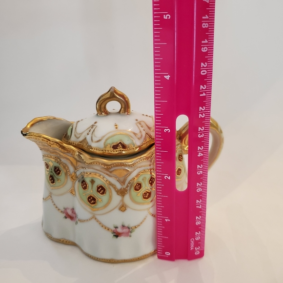 Vintage Nippon Hand Painted Gold Antique Creamer - Picture 4 of 7